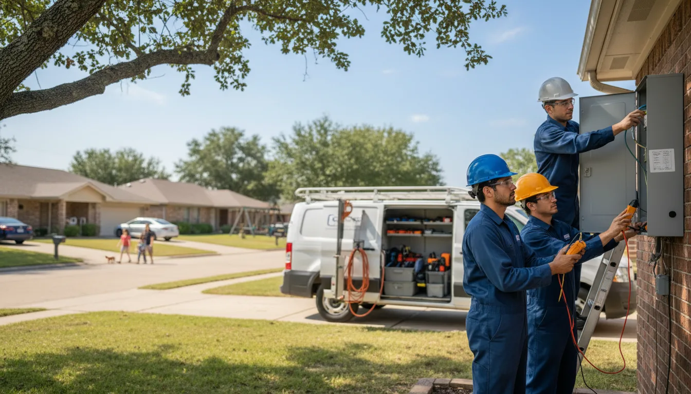 Certified electrician providing emergency electrical services in Morris, AL